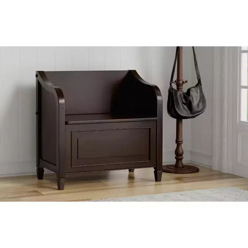 Petit banc de rangement d'entrée