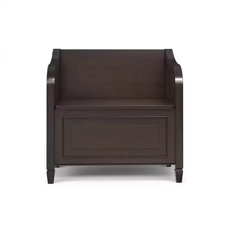 Petit banc de rangement d'entrée