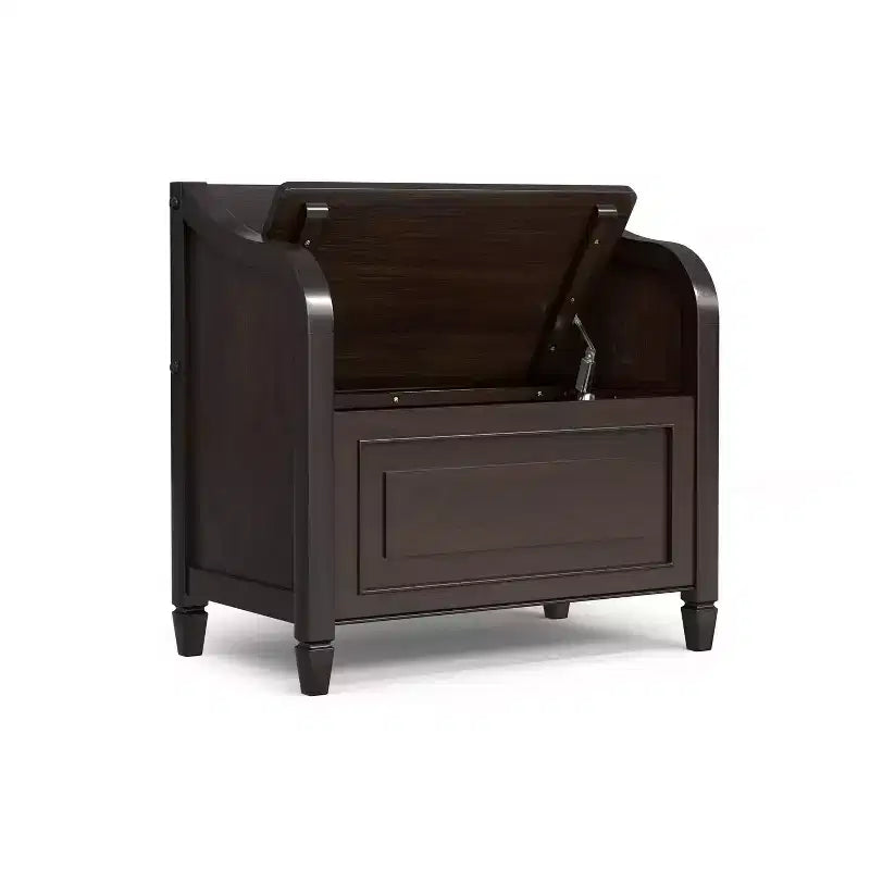 Petit banc de rangement d'entrée