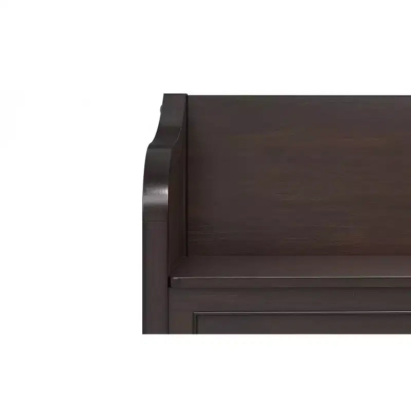 Petit banc de rangement d'entrée