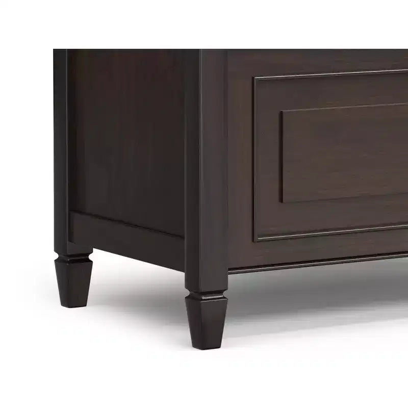 Petit banc de rangement d'entrée