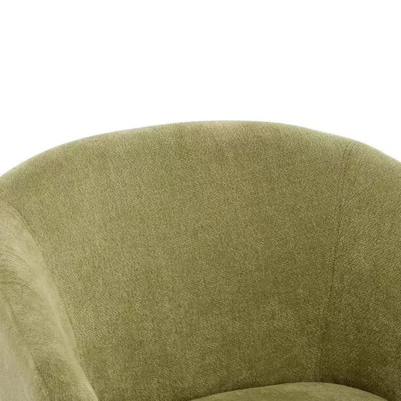Fauteuil d'appoint moderne avec dossier rond et pieds en bois, revêtement en tissu doux, pour salon ou bureau
