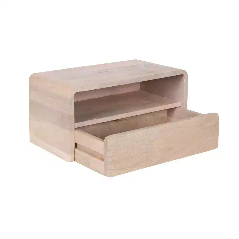 Table d'appoint flottante, 18x10x9, Blanc