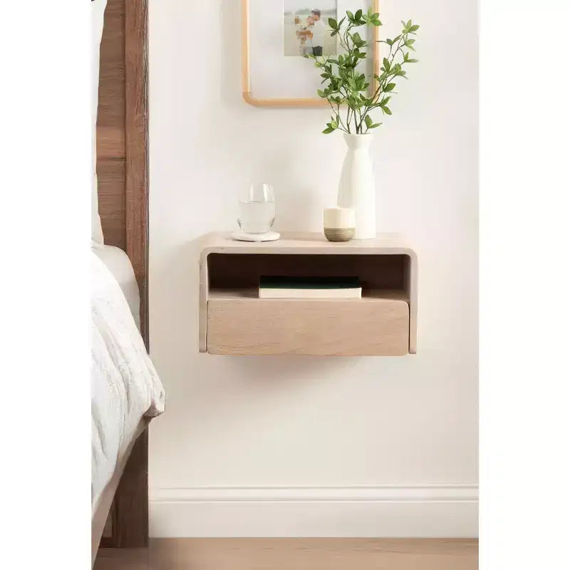 Table d'appoint flottante, 18x10x9, Blanc