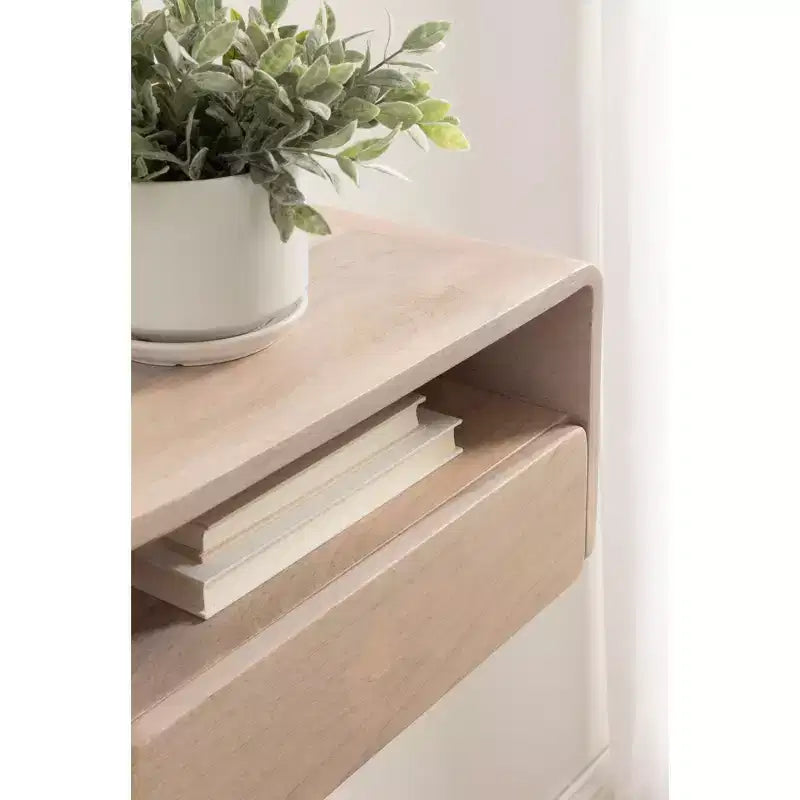 Table d'appoint flottante, 18x10x9, Blanc