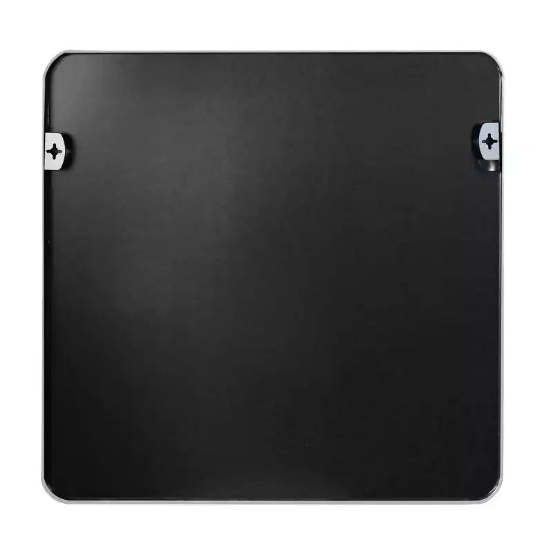 Miroir de salle de bain carré encadré en métal pour le mur