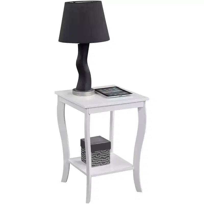 Table d'appoint en bois carrée 1 pièce