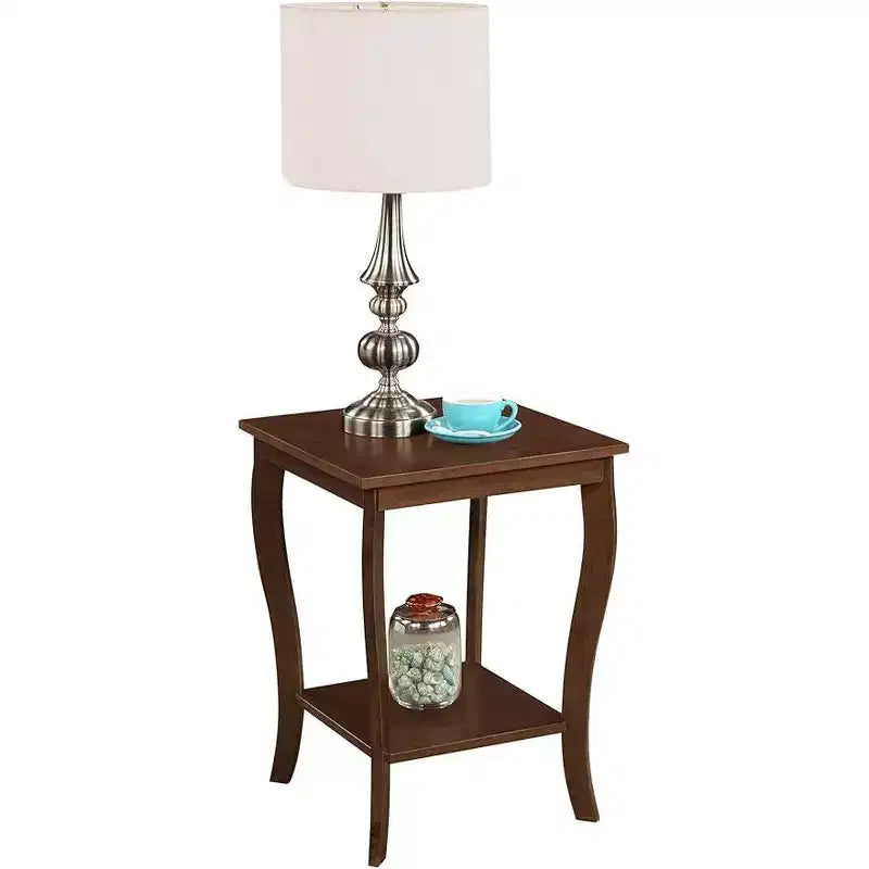 Table d'appoint en bois carrée 1 pièce