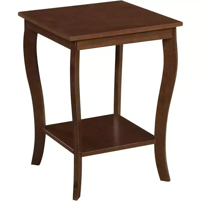 Table d'appoint en bois carrée 1 pièce
