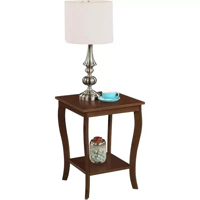 Table d'appoint en bois carrée 1 pièce