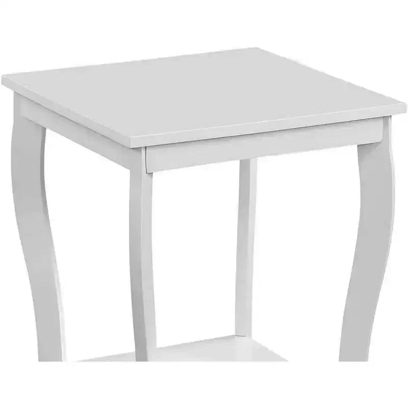 Table d'appoint en bois carrée 1 pièce