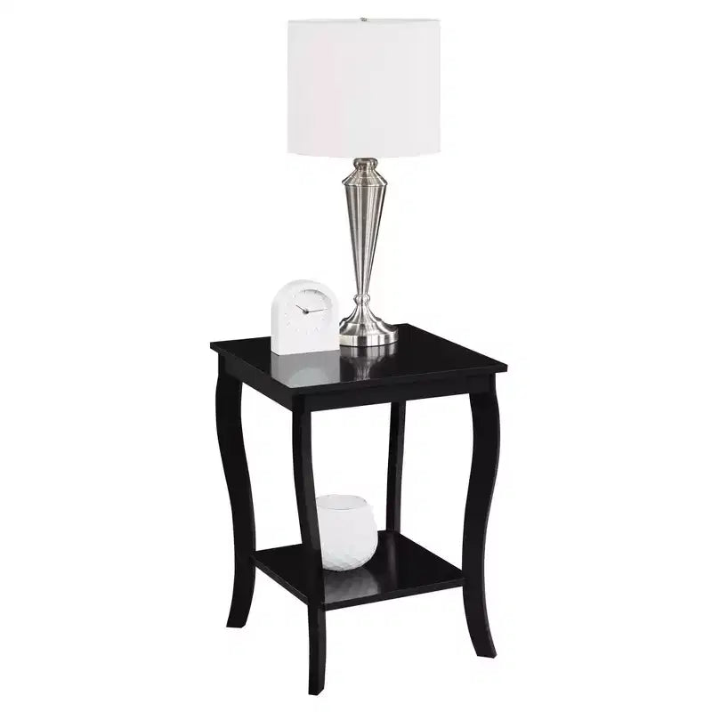 Table d'appoint en bois carrée 1 pièce