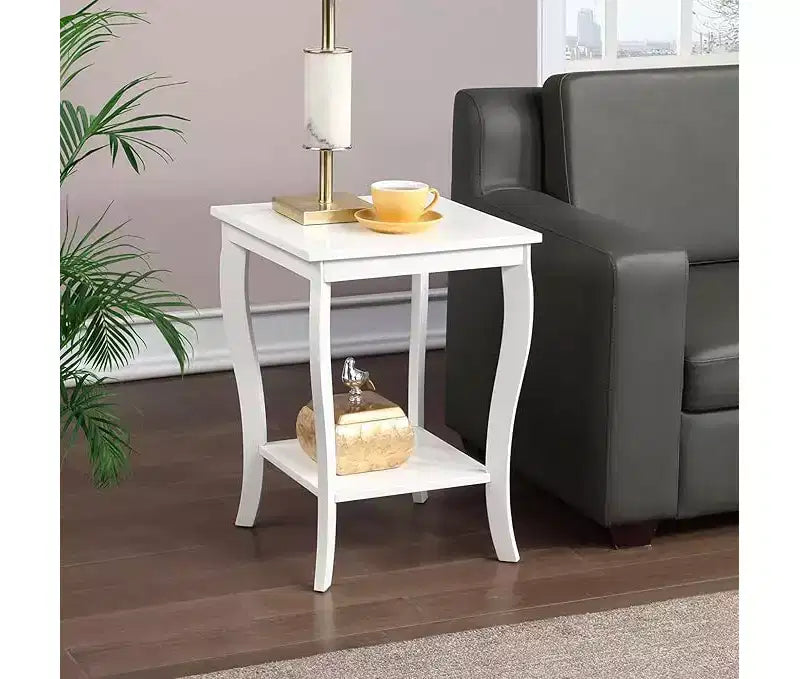 Table d'appoint en bois carrée 1 pièce