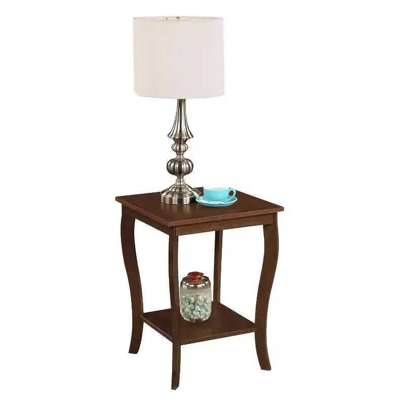 Table d'appoint en bois carrée 1 pièce