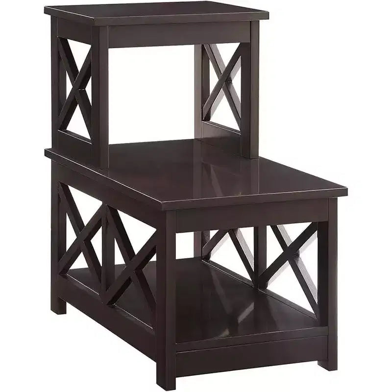 Table d'appoint rectangulaire en bois (1 pièce)