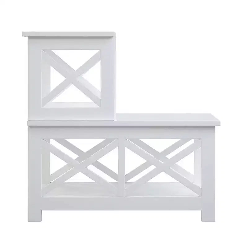 Table d'appoint rectangulaire en bois (1 pièce)