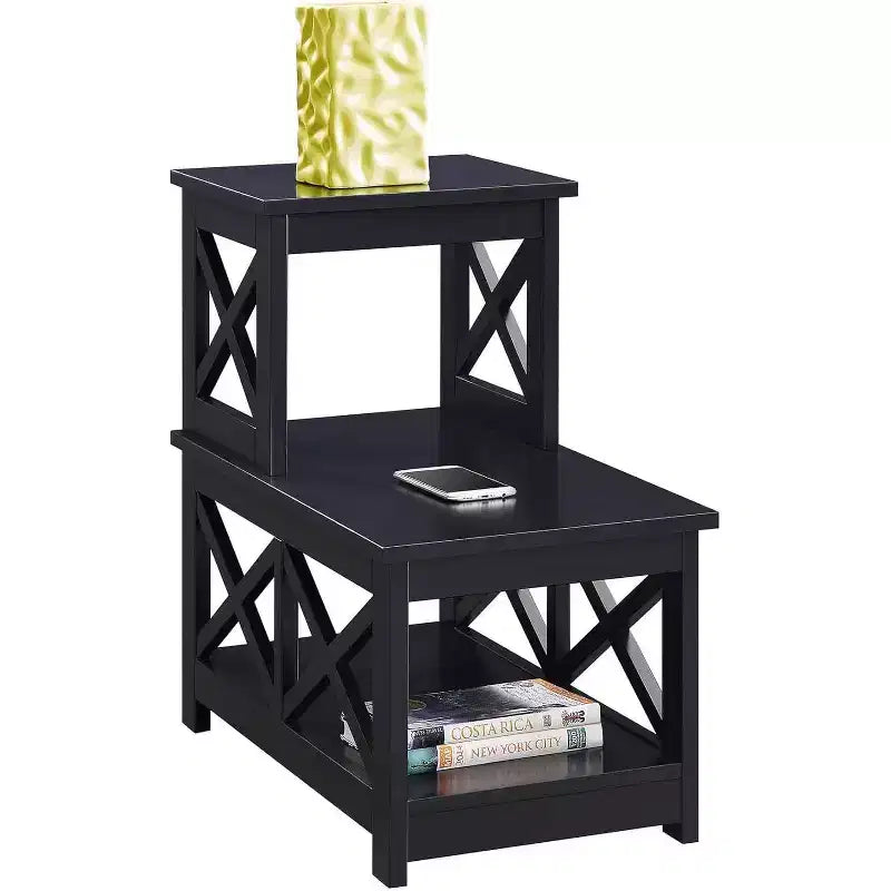 Table d'appoint rectangulaire en bois (1 pièce)