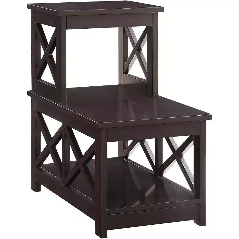 Table d'appoint rectangulaire en bois (1 pièce)