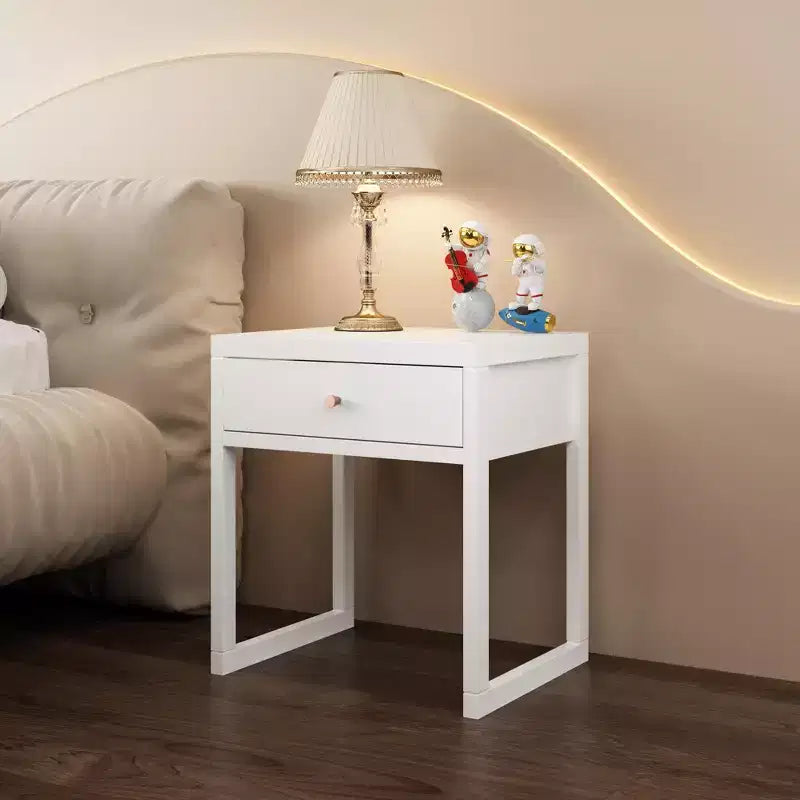 Tiroir de rangement minimaliste pour table de chevet rond/cylindrique