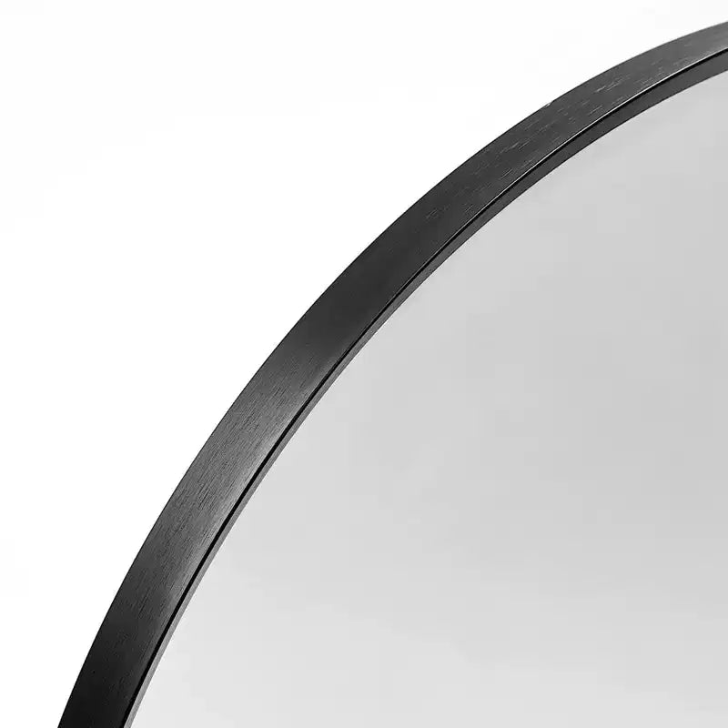Miroir Mural de Salle de Bain Arc en Aluminium Moderne