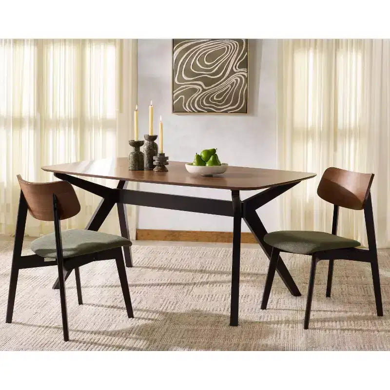 Chaise de salle à manger en bois (Lot de 2)