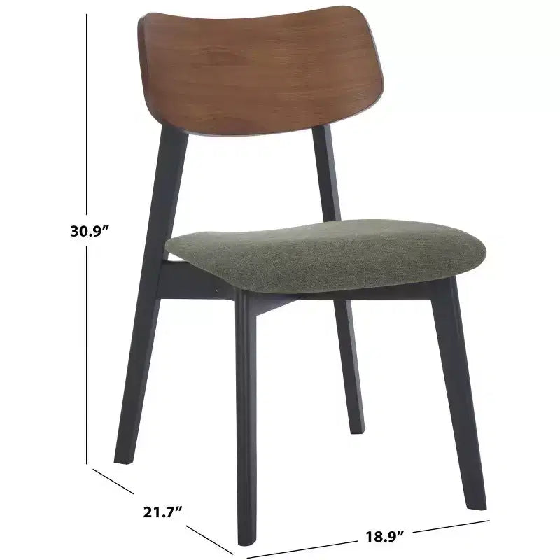 Chaise de salle à manger en bois (Lot de 2)