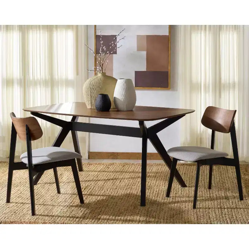 Chaise de salle à manger en bois (Lot de 2)