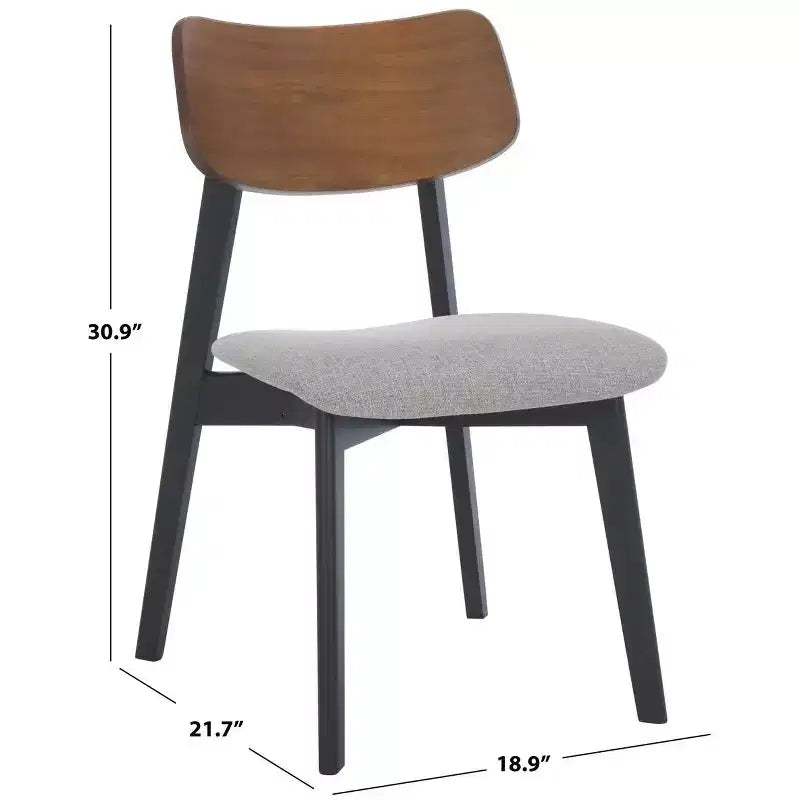 Chaise de salle à manger en bois (Lot de 2)