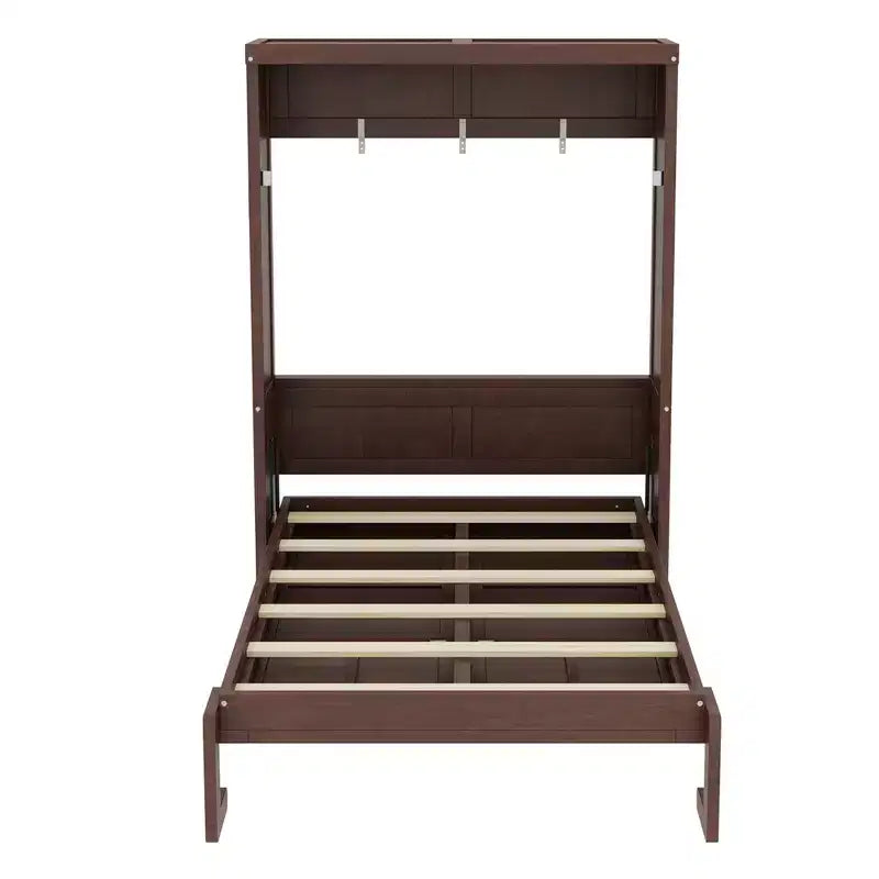 Lit avec armoire escamotable