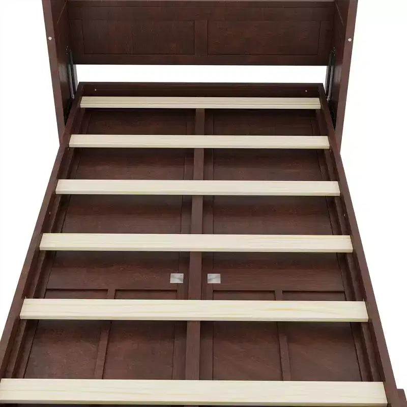 Lit avec armoire escamotable