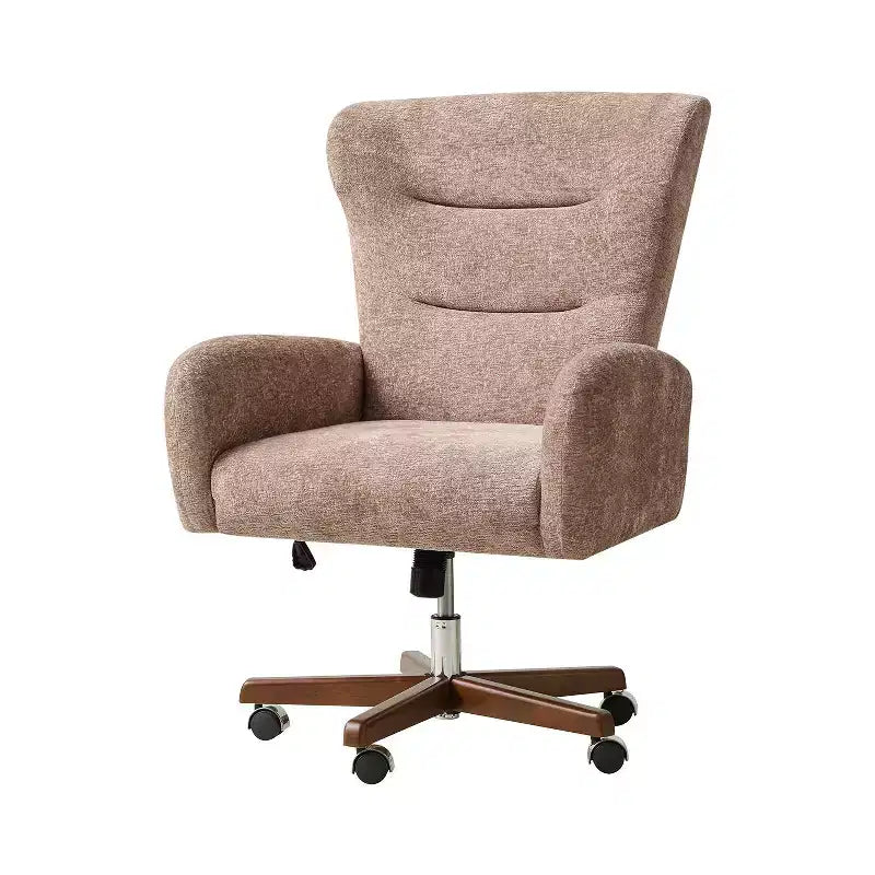 Chaise de bureau avec hauteur réglable et accoudoirs incurvés