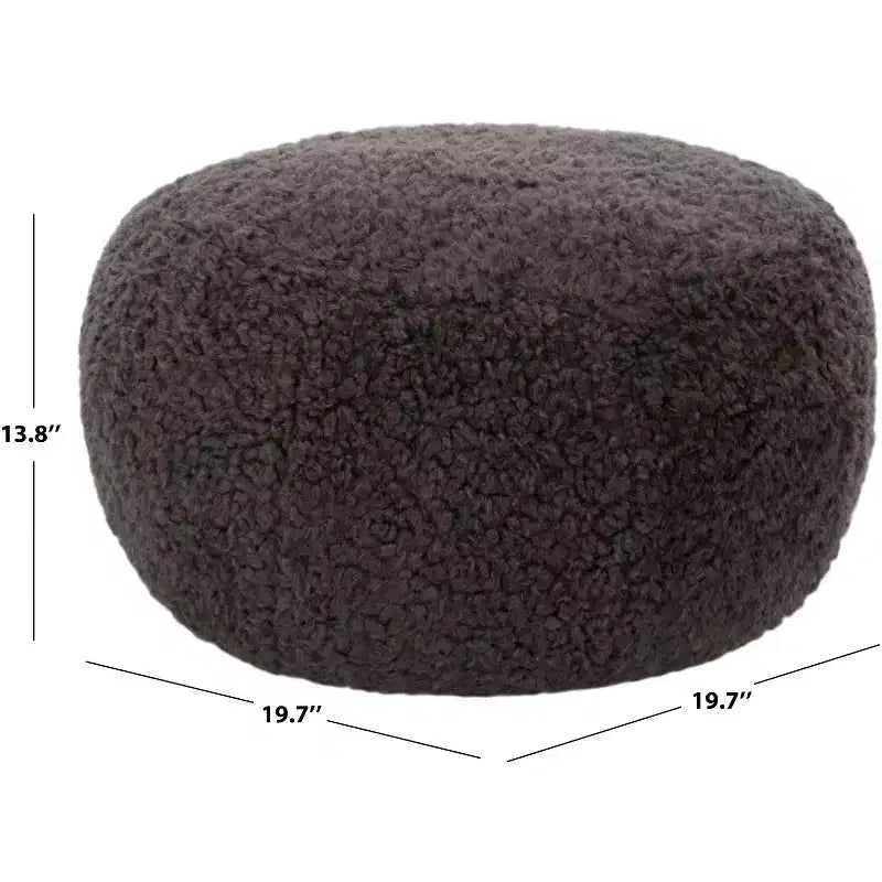 Coussin de siège rond avec rembourrage en polyester
