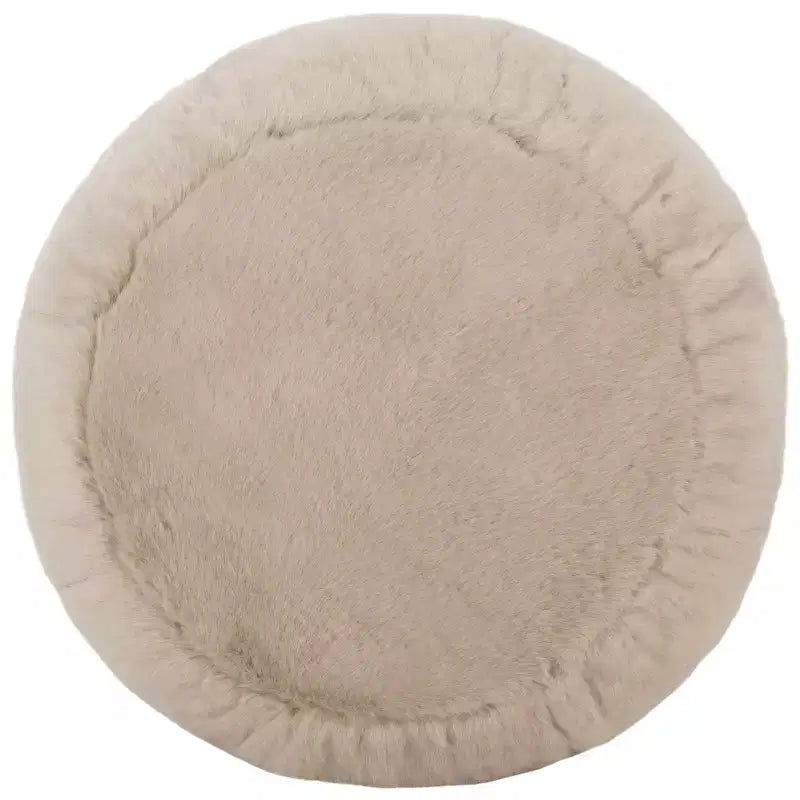 Coussin de siège rond avec rembourrage en polyester