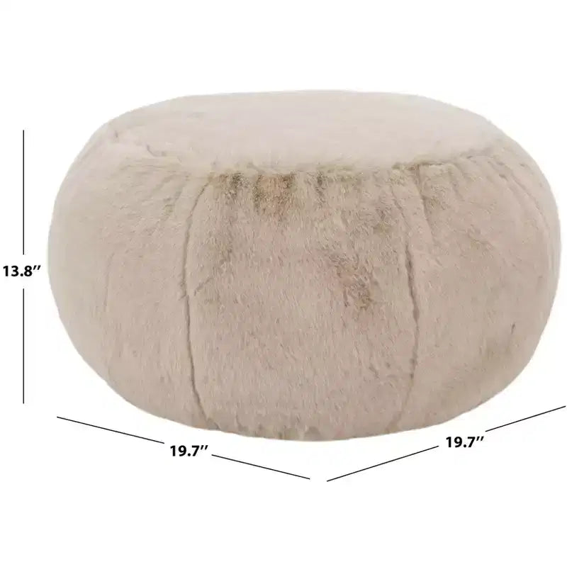 Coussin de siège rond avec rembourrage en polyester