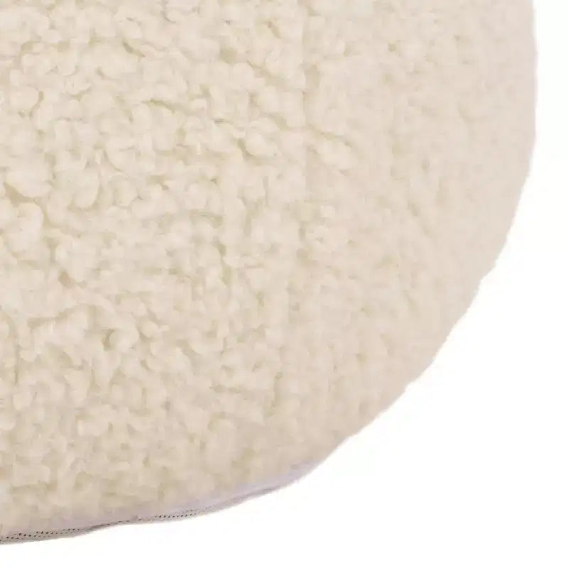 Coussin de siège rond avec rembourrage en polyester