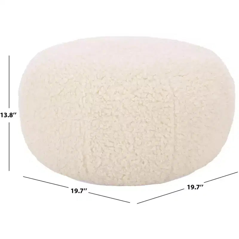 Coussin de siège rond avec rembourrage en polyester