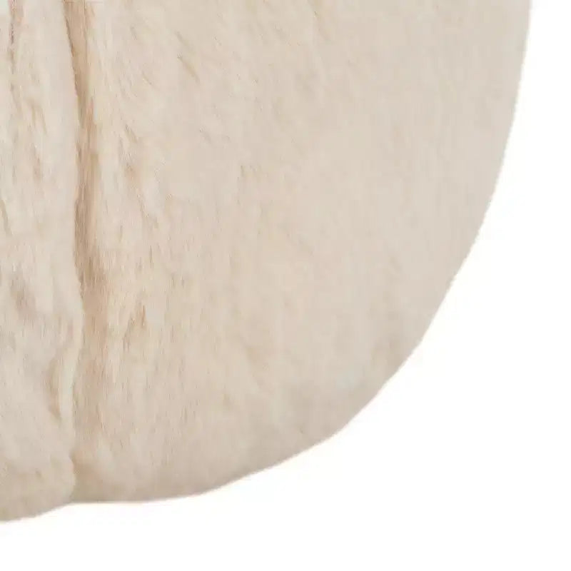 Coussin de siège rond avec rembourrage en polyester