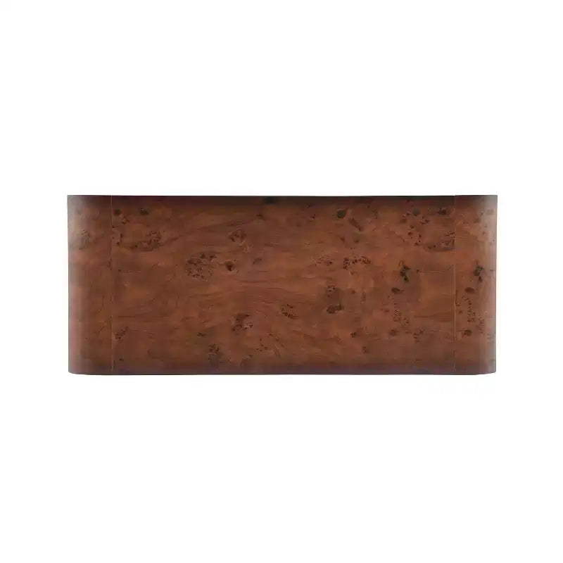 Table basse cascade moderne avec bords incurvés
