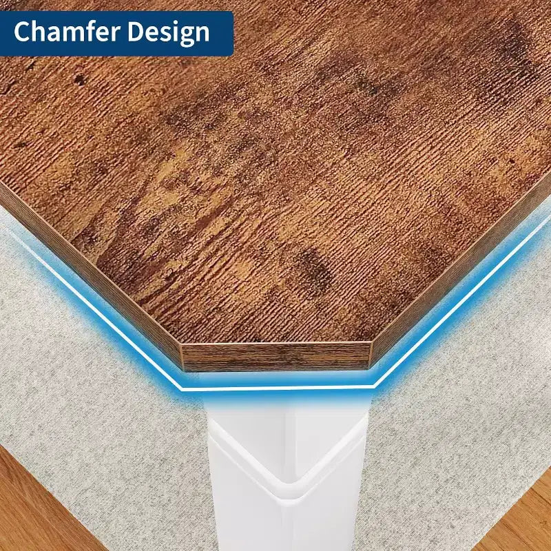 Table à manger longue industrielle pour 6-8 personnes, table de cuisine rectangulaire en bois avec cadre métallique robuste, style ferme moderne pour salle à manger et cuisine.