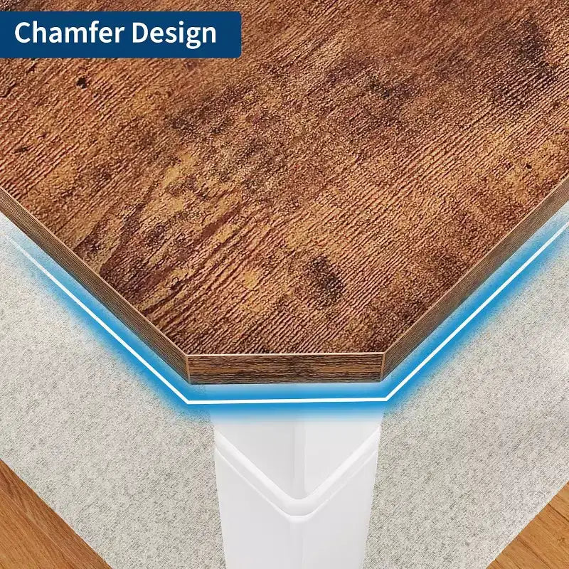 Table à manger longue industrielle pour 6-8 personnes, table de cuisine rectangulaire en bois avec cadre métallique robuste, style ferme moderne pour salle à manger et cuisine.