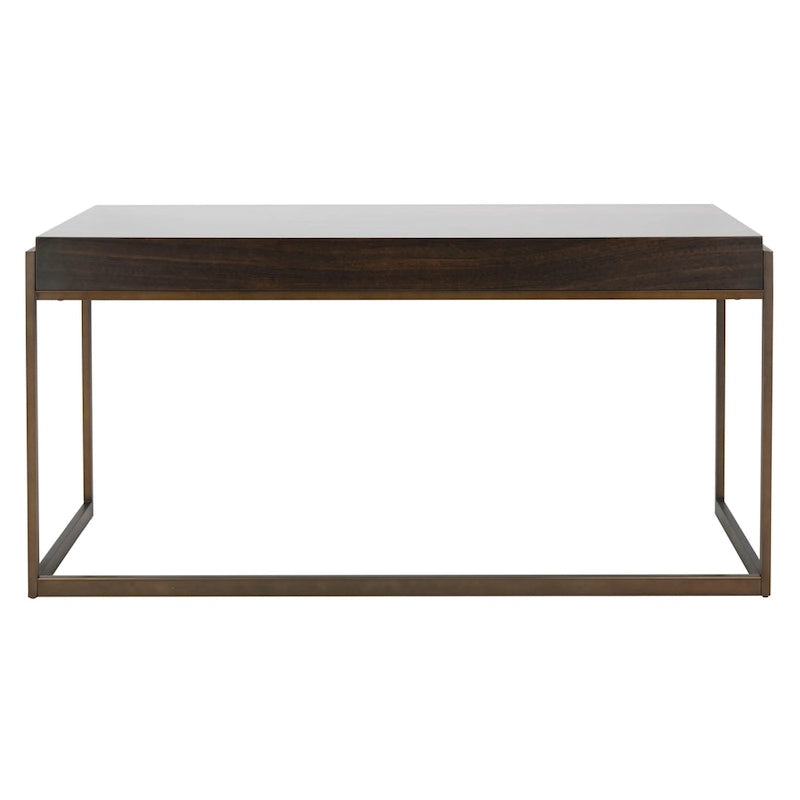 SAFAVIEH Couture Radunka 3-Drawer Smoked Eucalyptus Writing Desk
