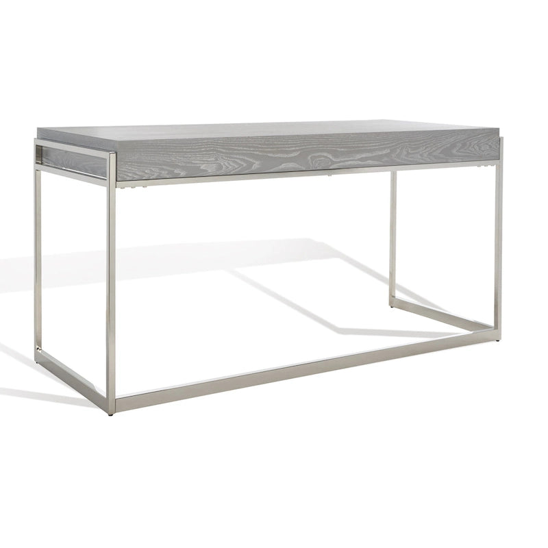 SAFAVIEH Couture Radunka 3-Drawer Smoked Eucalyptus Writing Desk