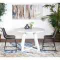 Compact Dining Table and Chair Set Conversation Dining Table and Chair Sets with Metal Chairs Legs for Office Living Room