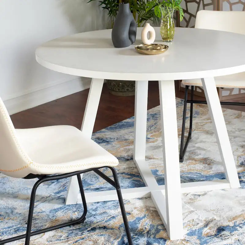 Compact Dining Table and Chair Set Conversation Dining Table and Chair Sets with Metal Chairs Legs for Office Living Room