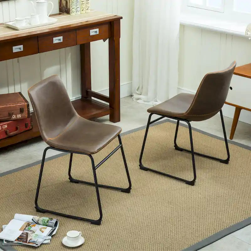 Compact Dining Table and Chair Set Conversation Dining Table and Chair Sets with Metal Chairs Legs for Office Living Room