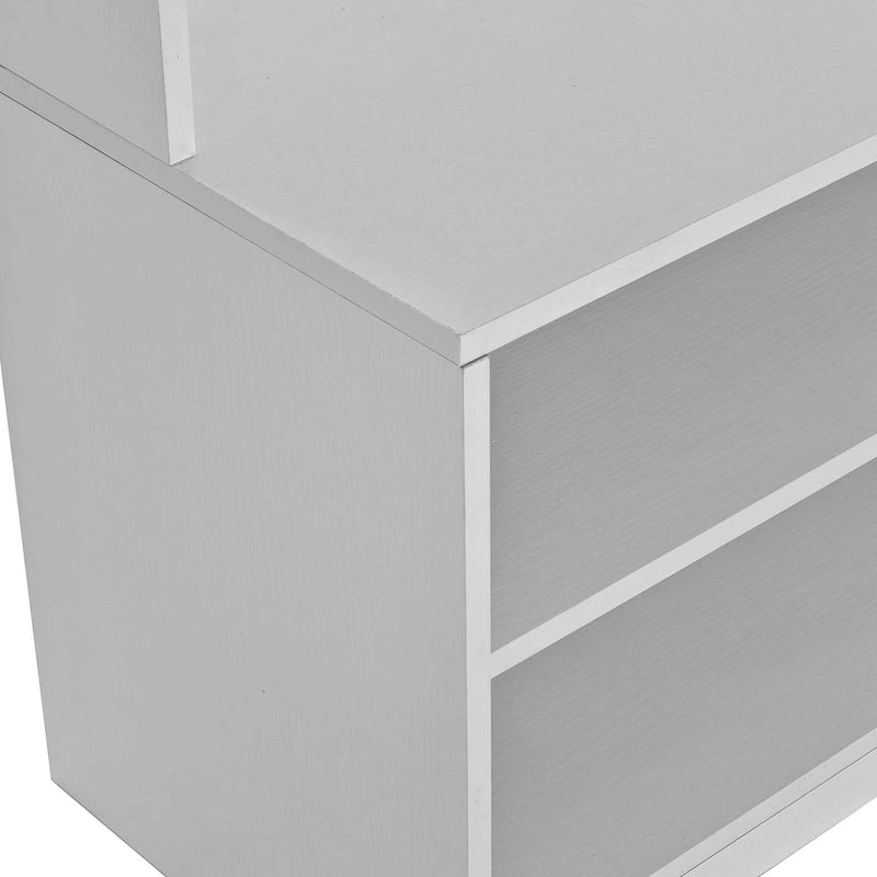 Modern Style Coat Rack with Shoe Bench, Shoe Storage, Storage Shelves and Pegboard, for Entrance and Hallway, Living Room
