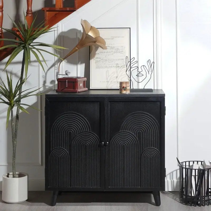 30 Accent Cabinet Wood Storage Buffet Cabinet for Living Room Bedroom or Entryway