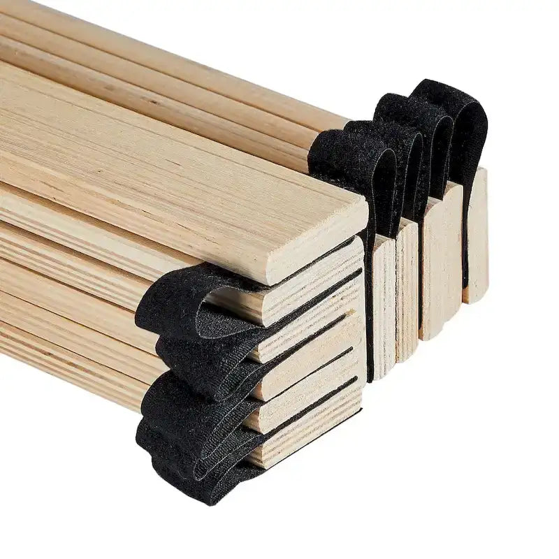 VECELO Bed Frame with Adjustable Headboard, Upholstered Button Tufted Platform Bedframe with Wood Slats Support