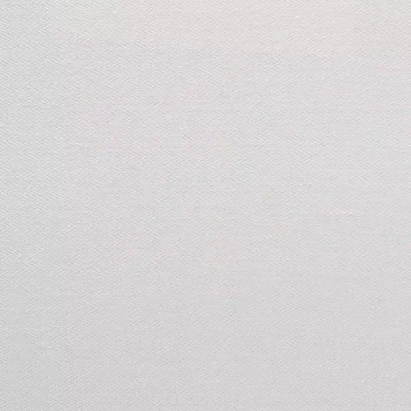 Chaise de salle à manger Rose en tissu et rotin blanc/naturel : Mélange coton-polyester, style bohème, aucun assemblage requis