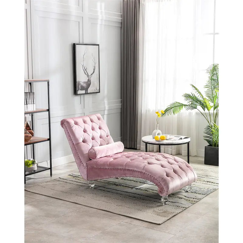 Leisure concubine sofa with acrylic feet